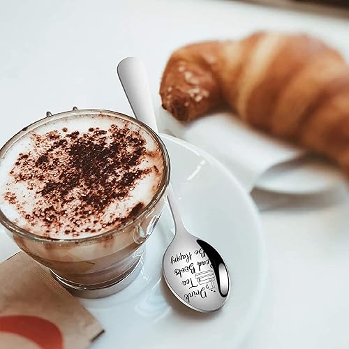 Miniatura 2 de Ming Heng - Divertidos libros de lectura de té con texto en inglés "Be Happy Spoon", regalos para adolescentes, niños, hombres y mujeres, los