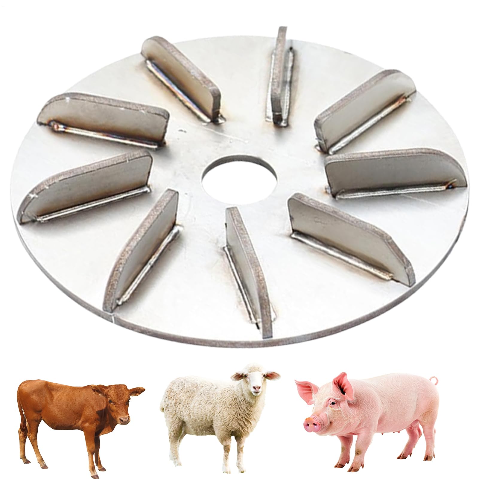 Labor-Saving Pig Hair Remover | 9 Gears Stainless Steel Pigs Hairr Scraper | Multi Gear High Efficient Grooming Tool for Livestock Roosters Slaughter Factory Hen Cows Sheep