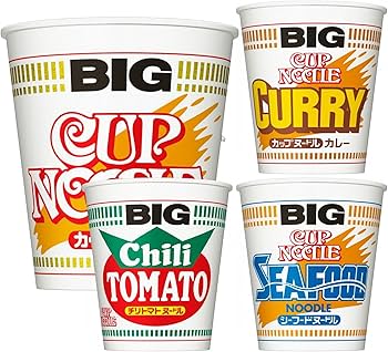 Amazon.co.jp: [4種] 日清 カップヌードル BIG 詰合せ /しょうゆ×3個
