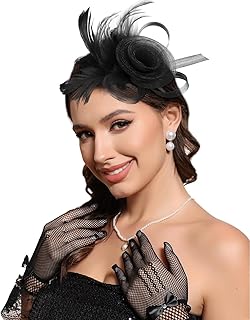 Fascinators Hats for Women Tea Party Headband Cocktail Wedding Headwear Headband for Women and Girls