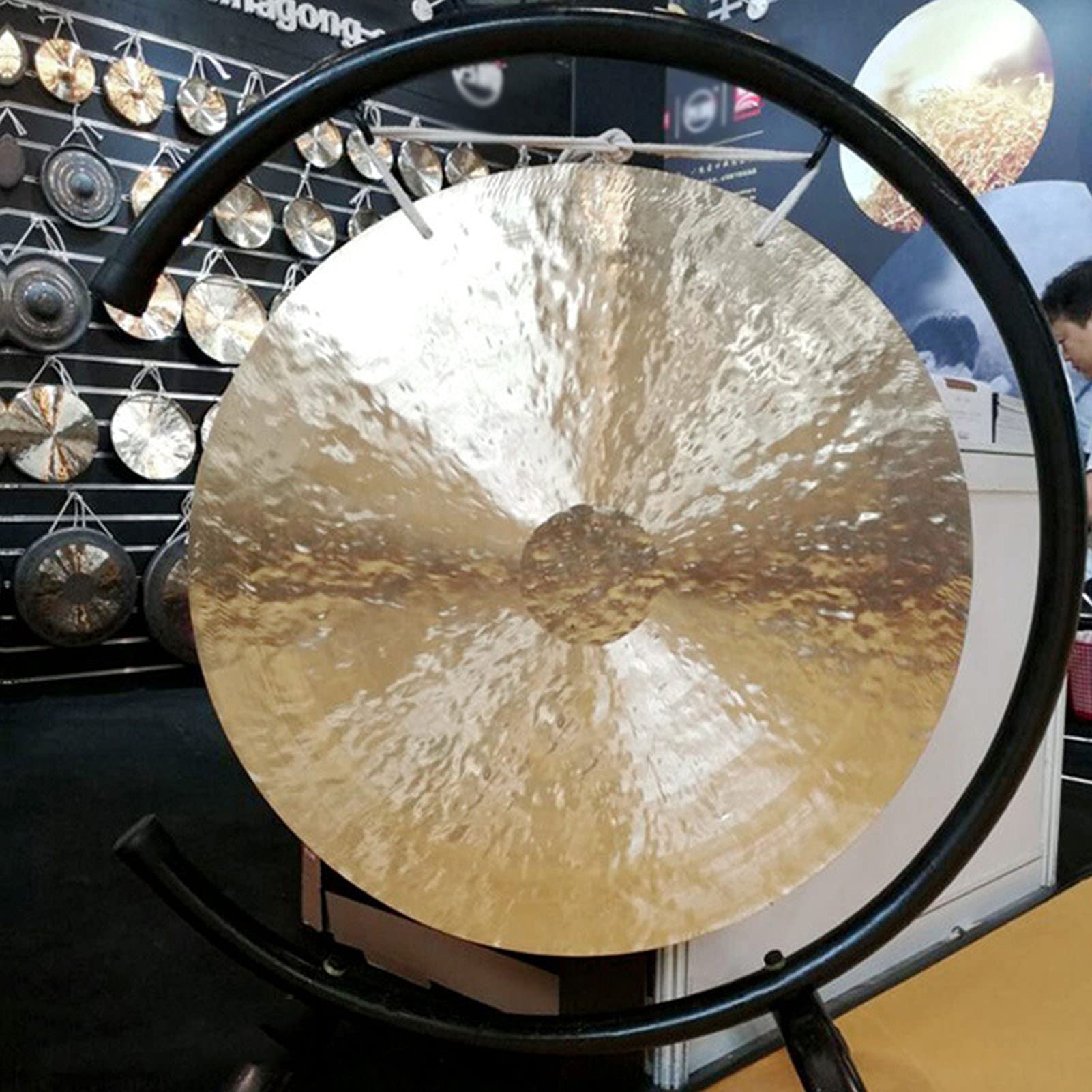 Gong Rack,C-Rahmen Gong Rahmen,Es ist das perfekte Accessoire für Ihre Gong gibt es Verschiedene Größen für Sie zur Auswahl,80cm