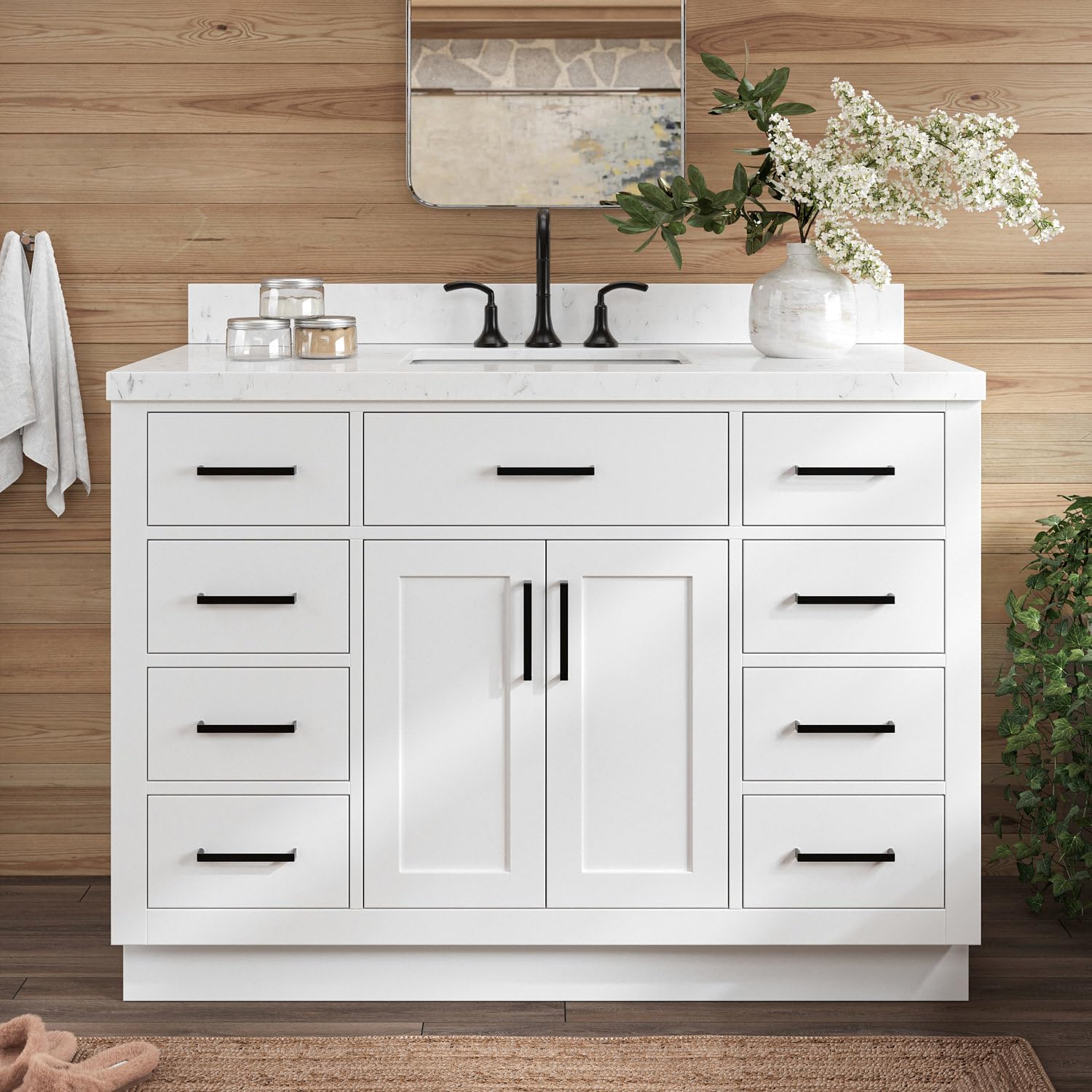 ARIEL Hepburn 48-inch Bathroom Vanity