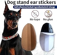 Vista 3 de Herramienta de soporte adhesivo para orejas de perro, corrección fija de oreja de perro, soporte vertical para Doberman, pequeño (0.98 x 1.97)