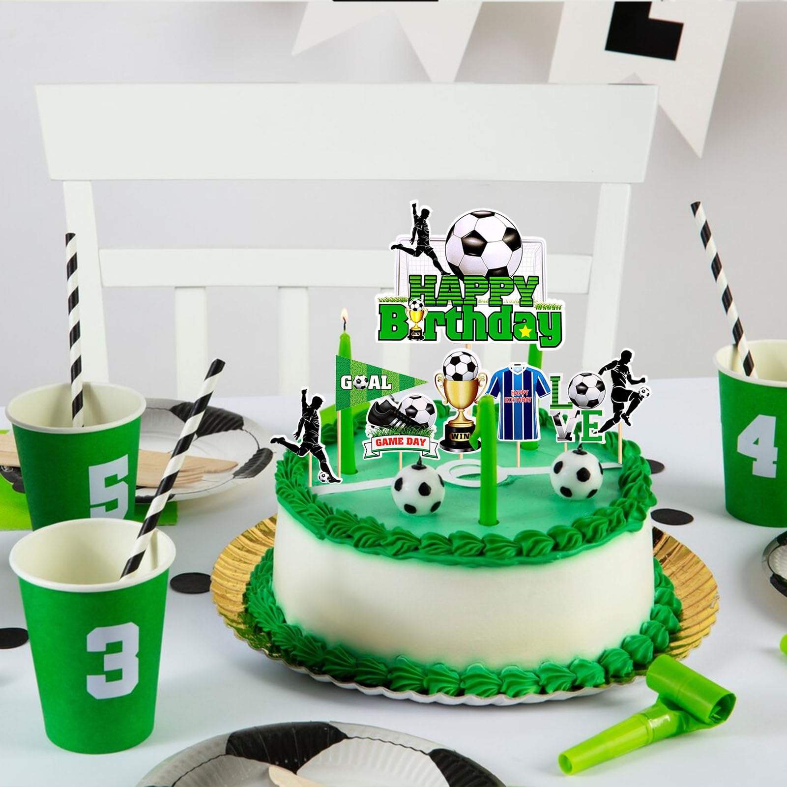 Sotpot 1 confezione da 1 topper per torta da baseball nero glitterato sportivo buon compleanno giocatore di baseball decorazione per torta per feste sportive a tema baseball
