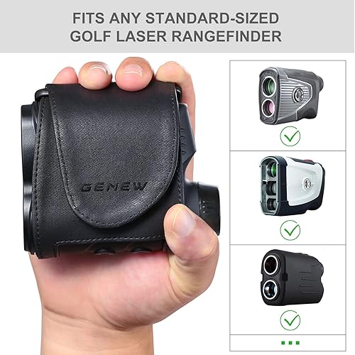 Miniatura 5 de Genew Correa magnética para telémetro ajustable, soporte de telémetro ajustable, banda o cubierta con imán fuerte para pegar fácilmente el telémetro