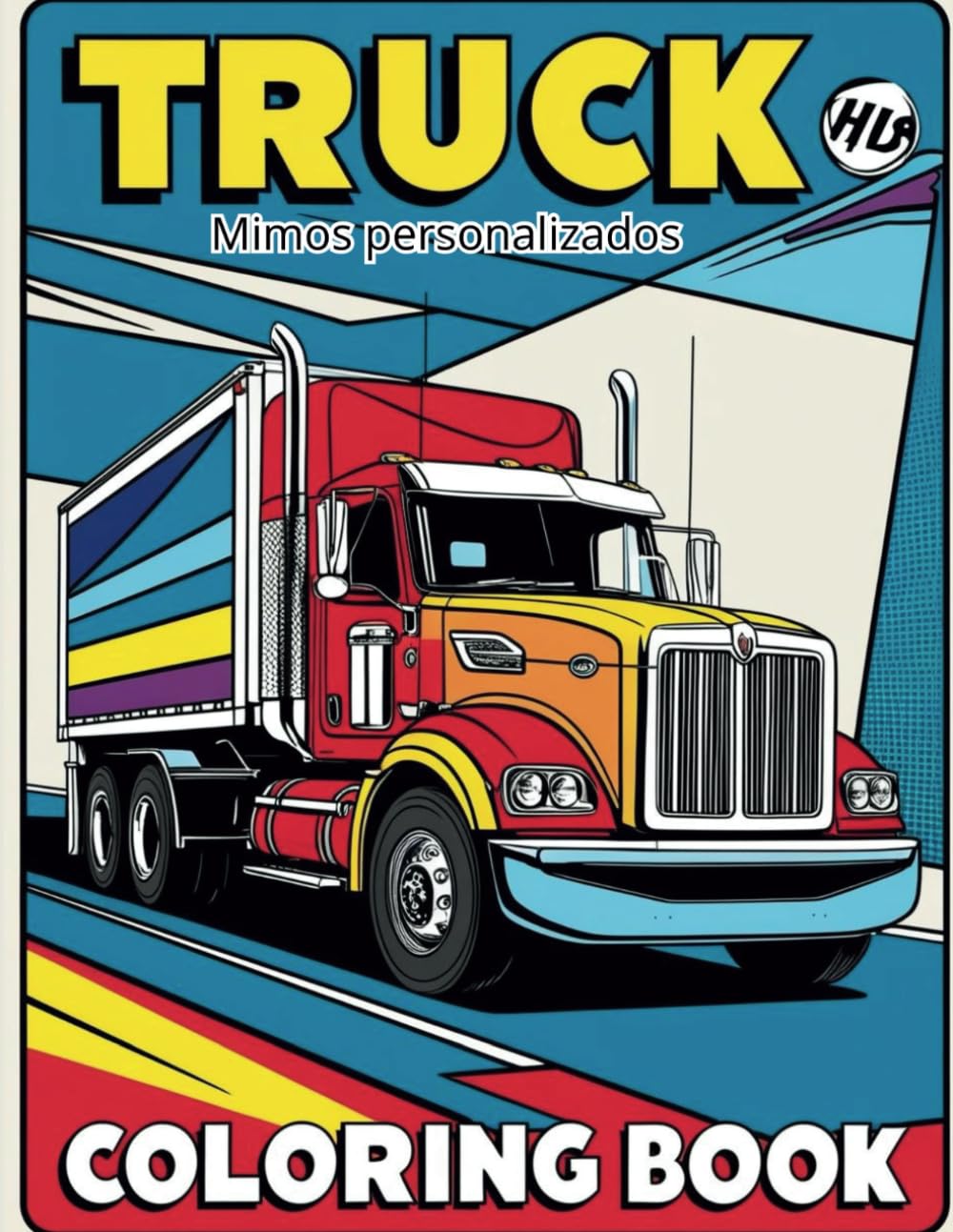 Truck: coloring book