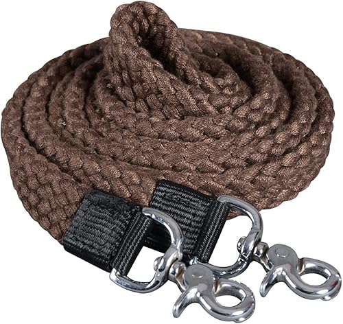 HILASON Trenzado de algodón plano cuerda cuerda gatillo 1" X 7 pies  Carreras de caballos Barril Regalos