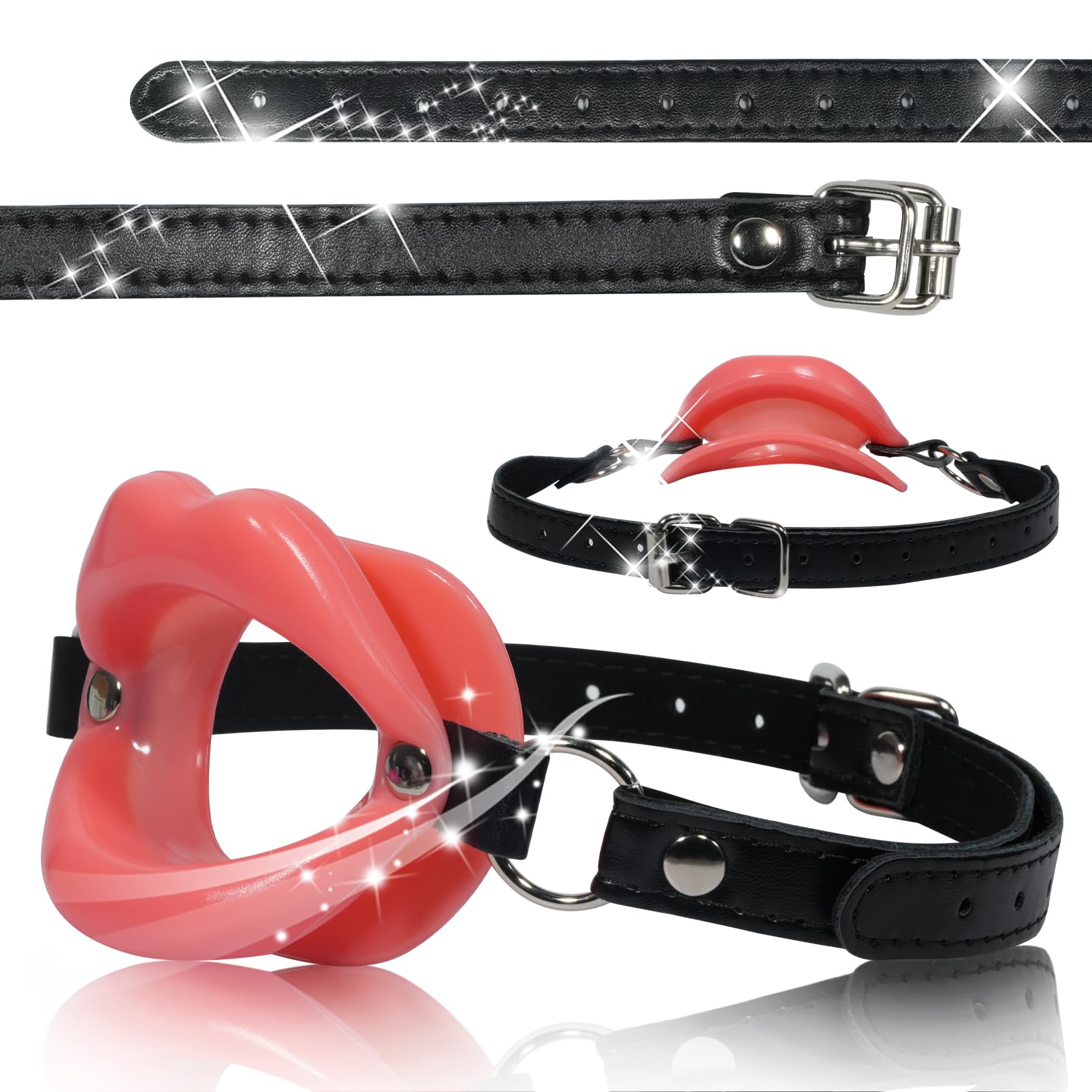 Amazon.com: Open Mouth Gag Silicone O-Ring Gags Ball BDSM Bondage Sex Toys  Adjustable Head Harness Ballgag Muzzles Restraints Adult Slave Fetish Gear  for Men, Women (Flesh Pink) : Health & Household