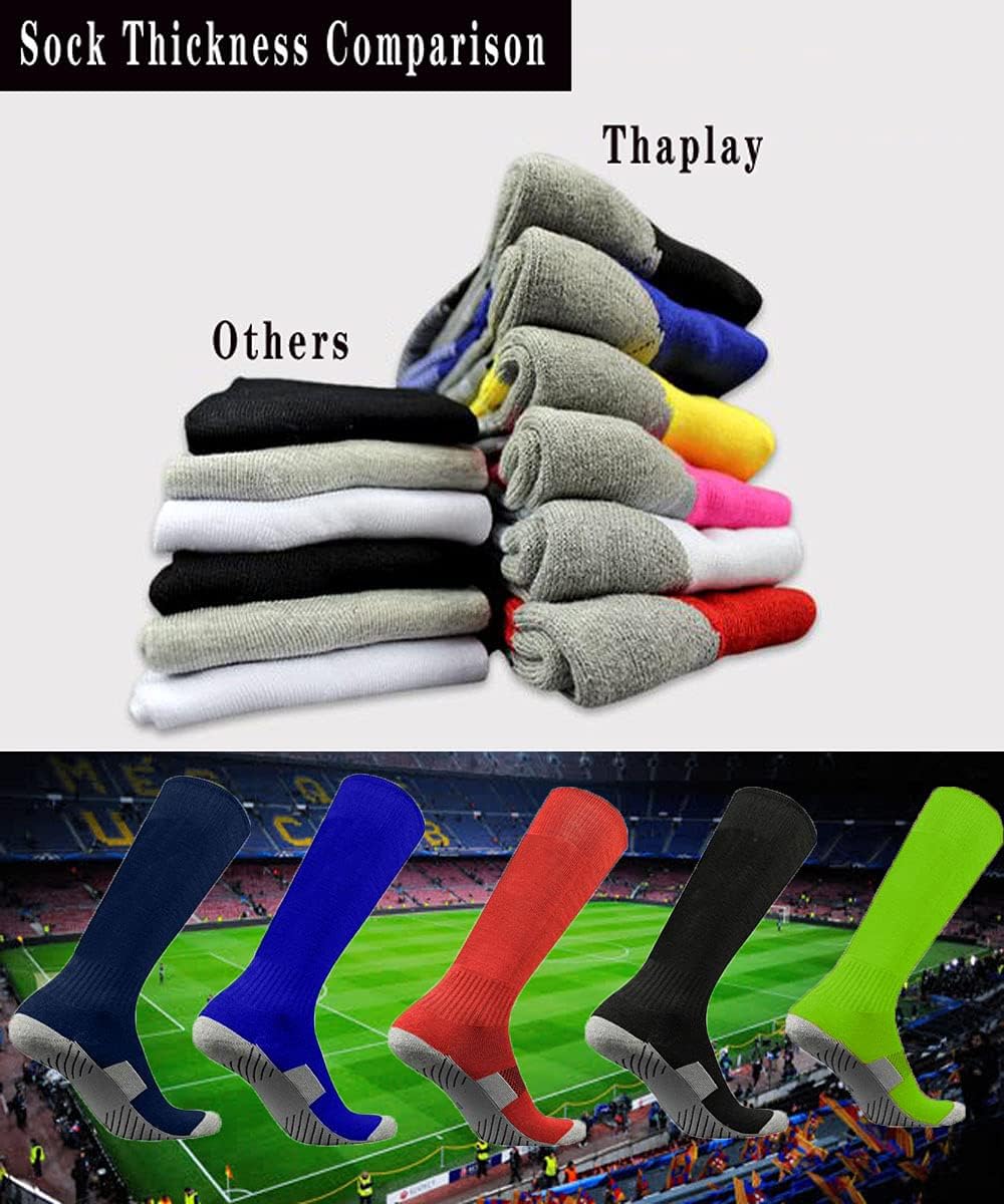 Baseball Socks 3 Pairs for Kid Youth Adult(4-20 Years Old) Team Sport Athletic Soccer Socks Cushion Softball Socks - Image 7