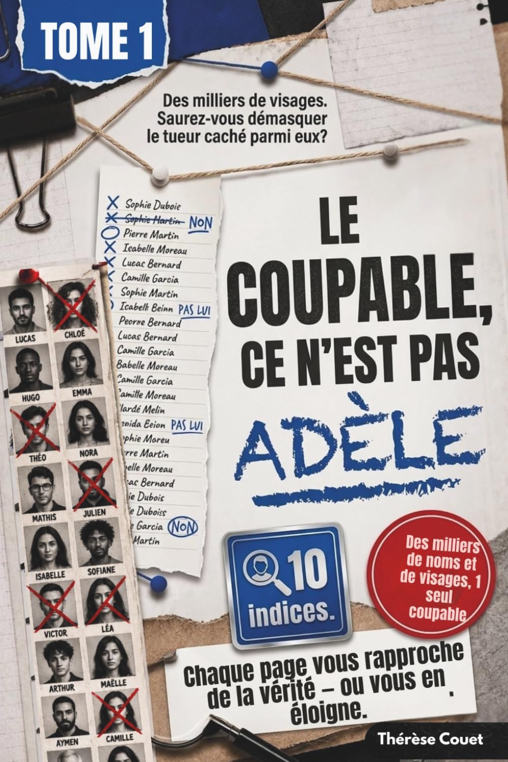 LE COUPABLE, CE N’EST PAS ADÈLE: Des milliers de visages. Saurez-vous démasquer le tueur caché parmi eux ?