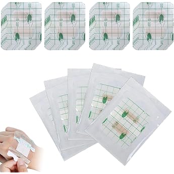 Waterproof Plasters Pack of 25 6 x 7 cm Shower Plasters Waterproof