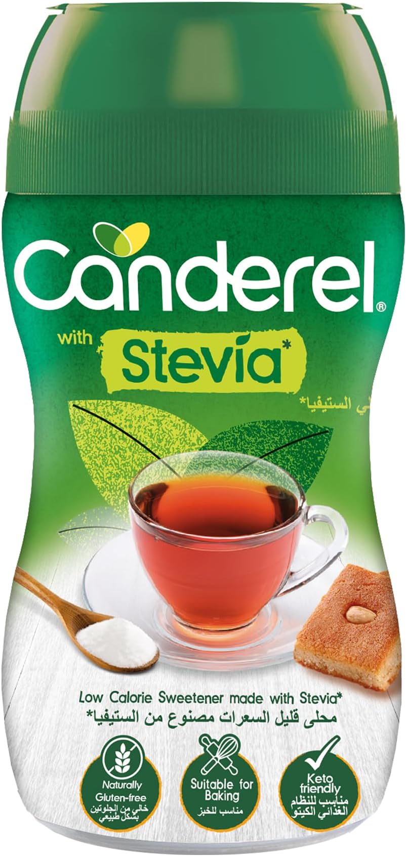Canderel Stevia Sweetener Jar, 250g
