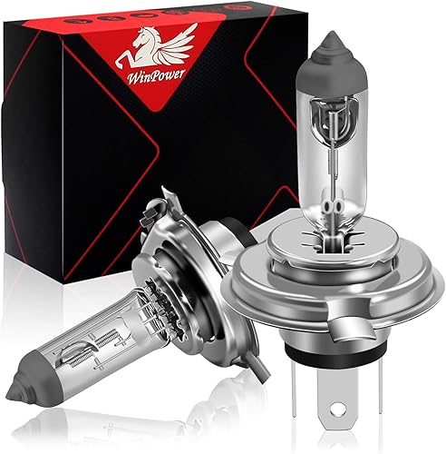 WinPower Bombillas halógenas H4 HB2 6055W, paquete de 2