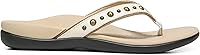 Vista 58 de Sandalias Vionic Tide Aloe, con tira para dedos, con diamantes de imitación, con soporte de arco ortopédico oculto, para mujer Moca