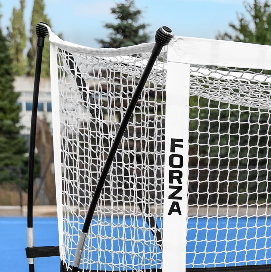 FORZA Bramki do hokeja na trawie ProFlex - 3 opcje rozmiaru: 2,44 x 1,22 m / 3 x 2 m / 3,66 x 2,14 m | projekt typu pop-up – ultramiękkie, lekkie bramki do ogrodu, szkoły, klubów (2,44 m x 1,22 m (Mini)