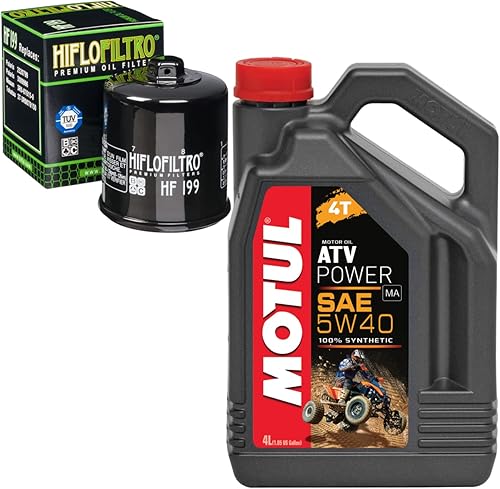 RAD Powersports Kit de cambio de aceite para Polaris 2013 Sportsman 500 HO 2x4 SySynthetic 5W-40