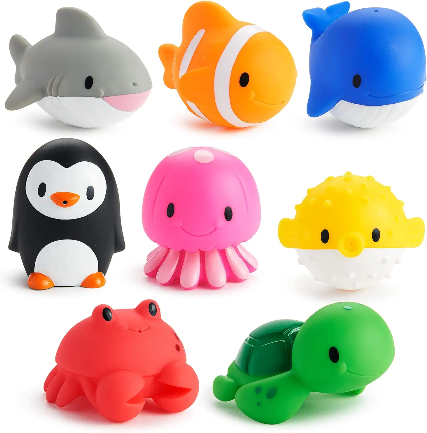 floating animal bath toys
