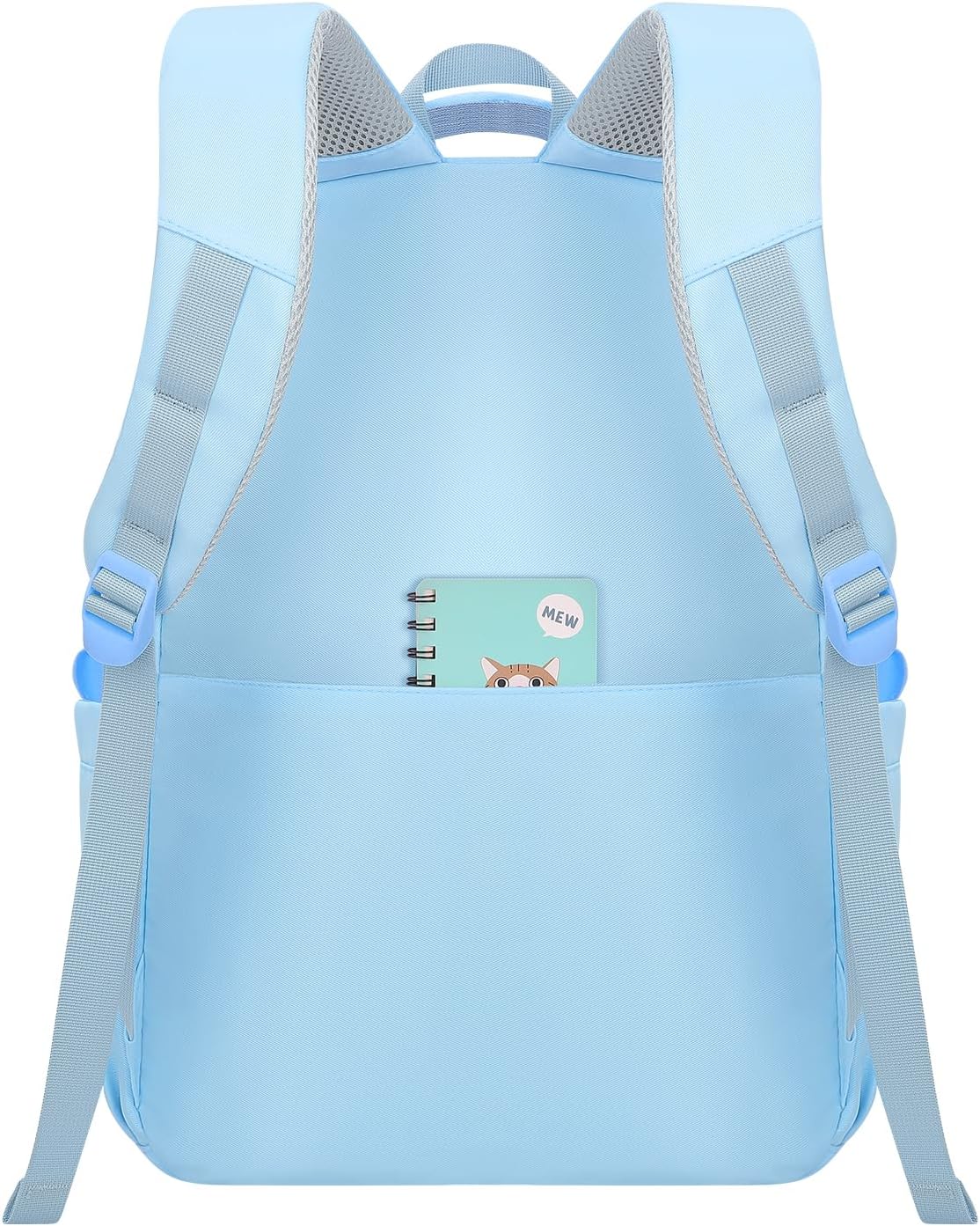 Cute School Backpack for Women Men Casual Travel Laptop Backpack Aesthetic Lightweight College Bookbags for Kids(Blue) - Image 4