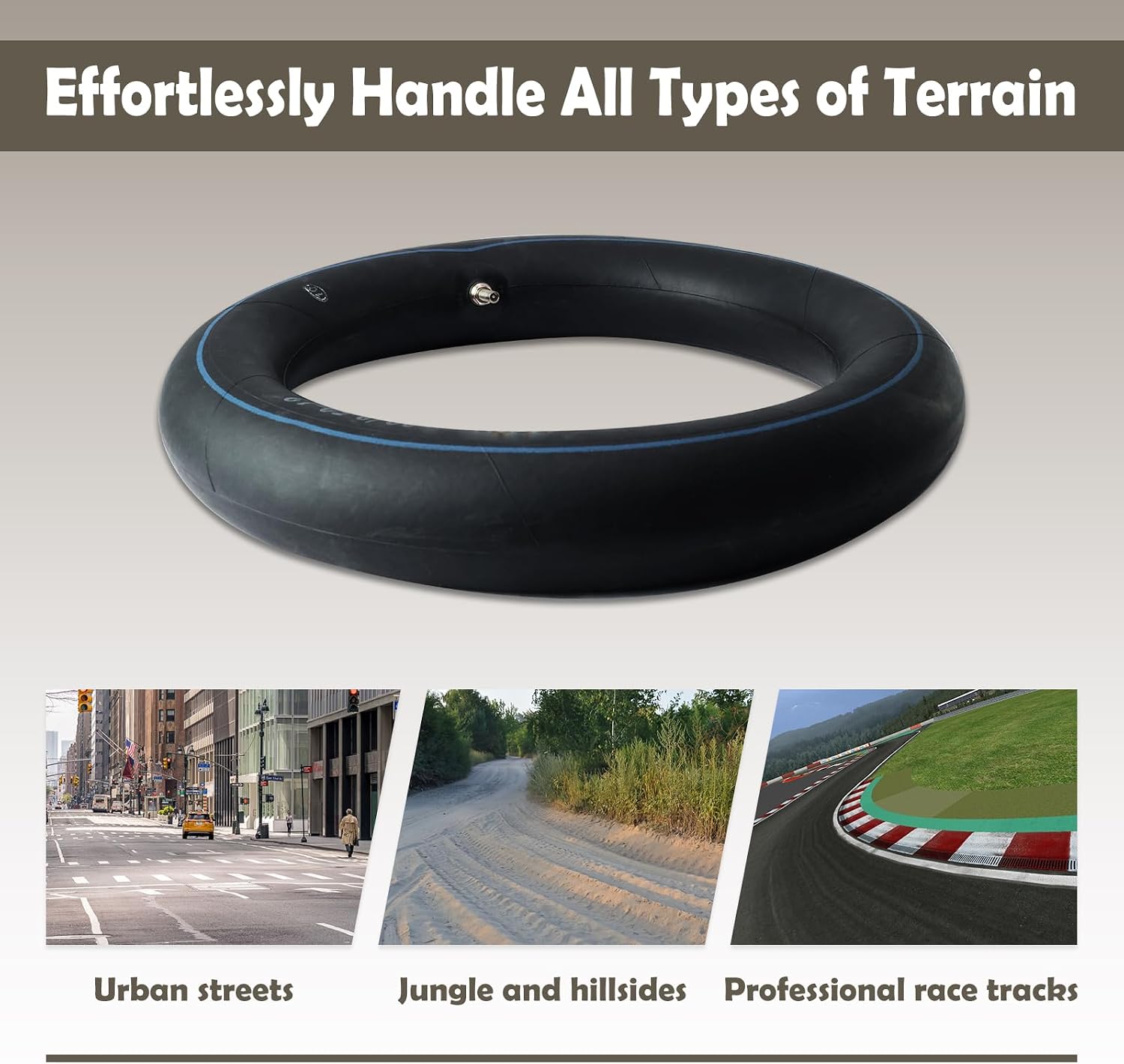 Upgraded Rear Inner Tube Replacement for Tuttio Soleil01 for Yozma IN10 for Tutti Tutto Soleil 01 for Yozma in 10 Electric Dirt Bike, Thickened 12" Rear Tire Tubes Electric Motorcycle