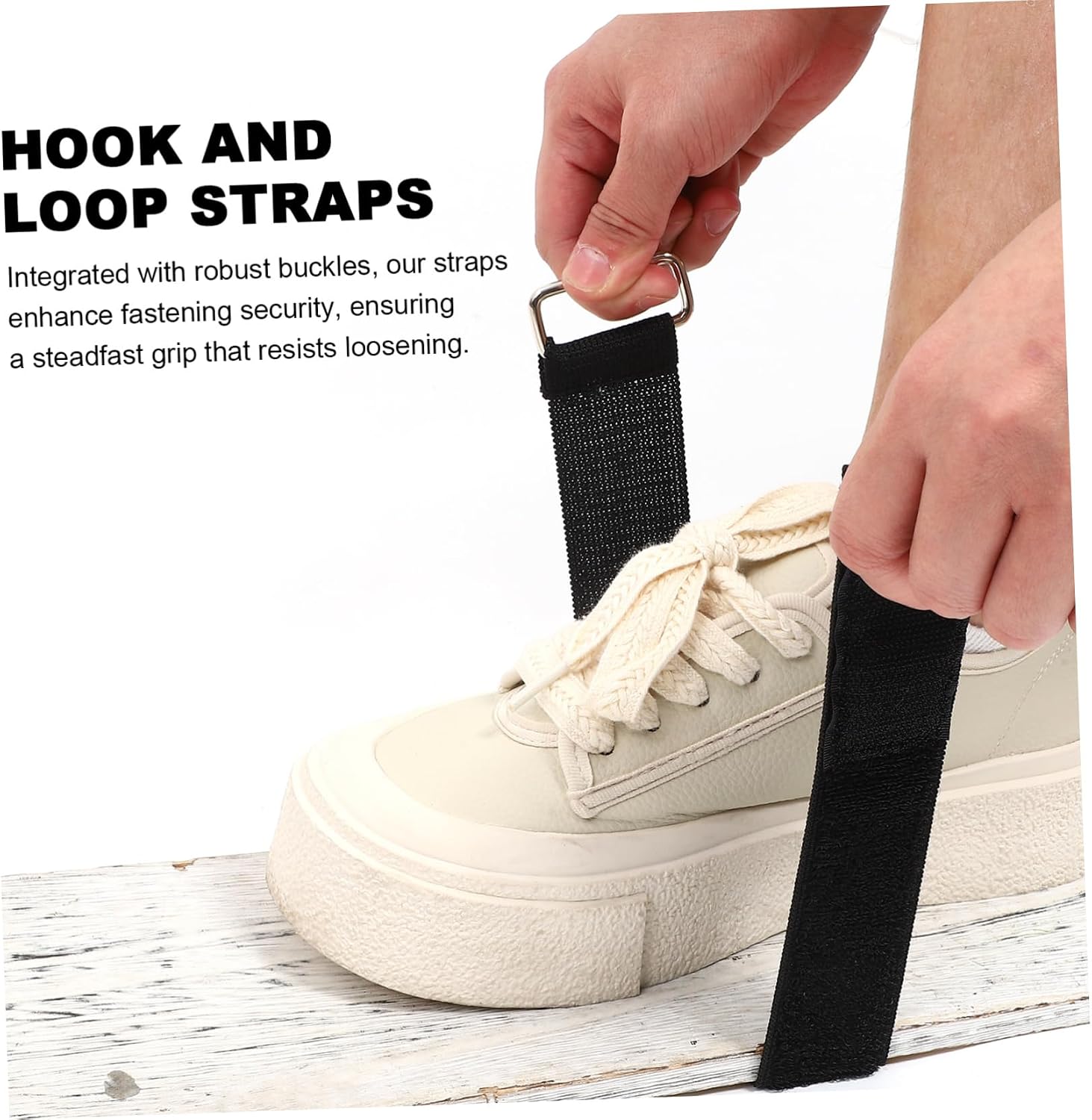 POPETPOP Fastening Straps Stretchable Hook and Loop Storage Straps Durable Securing Ties for Versatile Use