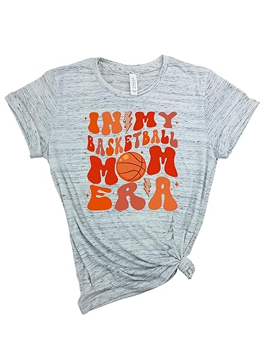In My Basketball Mom Era - My Heart is on That Court Basketball, Basketball Mom Life, basketball, Basketball shirt, gift for mom, game day shirt,