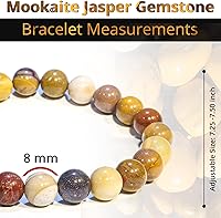 Vista 116 de Pulsera de turmalina negra, pulsera de cristal curativo natural para mujeres y hombres, pulsera de cuentas redondas de 0.315 in para espiritual