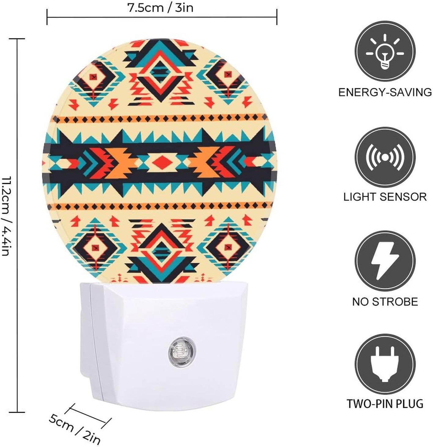 Native American Plug-in LED Nightlight Wall Night Light image 2