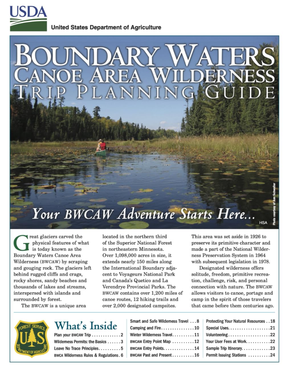 Boundary Waters Canoe Area Wilderness Trip Planning Guide: Your BWCAW Adventure Starts Here...