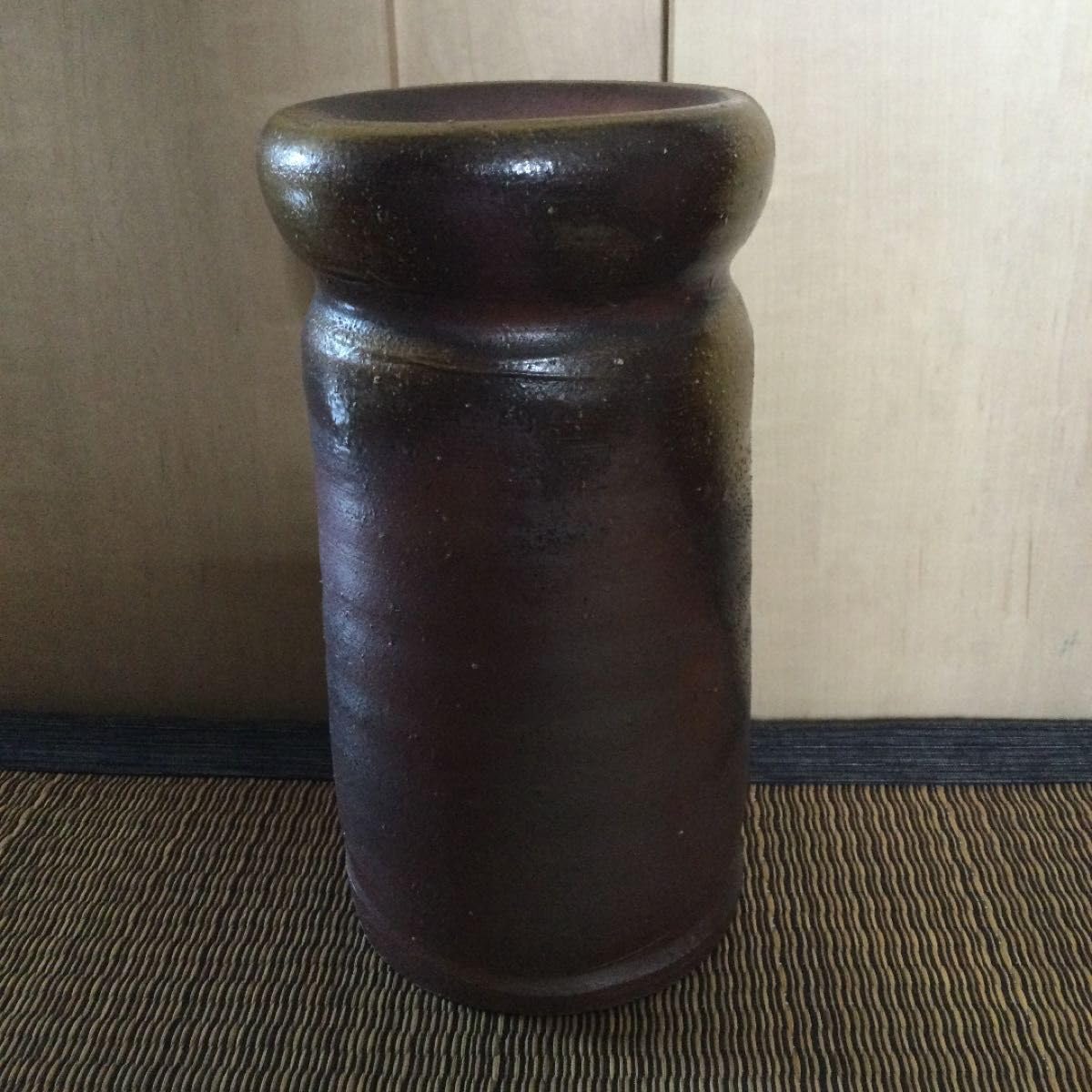 備前焼 花瓶 共箱 的野求