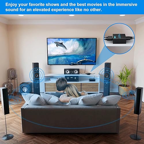 Miniatura 6 de VPFET Extractor de audio HDMI 4K HDMI a óptico 0.138 in AUX adaptador de audio divisor convertidor soporte HDCP digital DTS 5.1 PCM