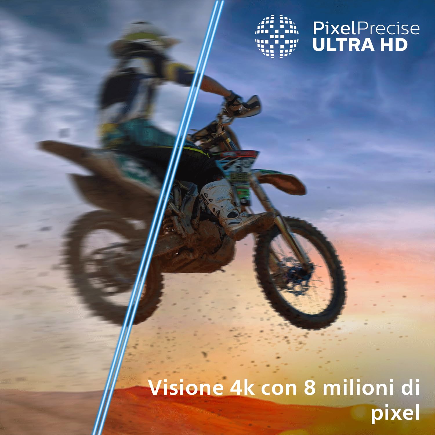 PHILIPS 65PQS8501/12 65 Inch Ambilight 4K QLED Smart TV, Pixel Precise Ultra HD, Titan OS, Dolby Atmos Sound