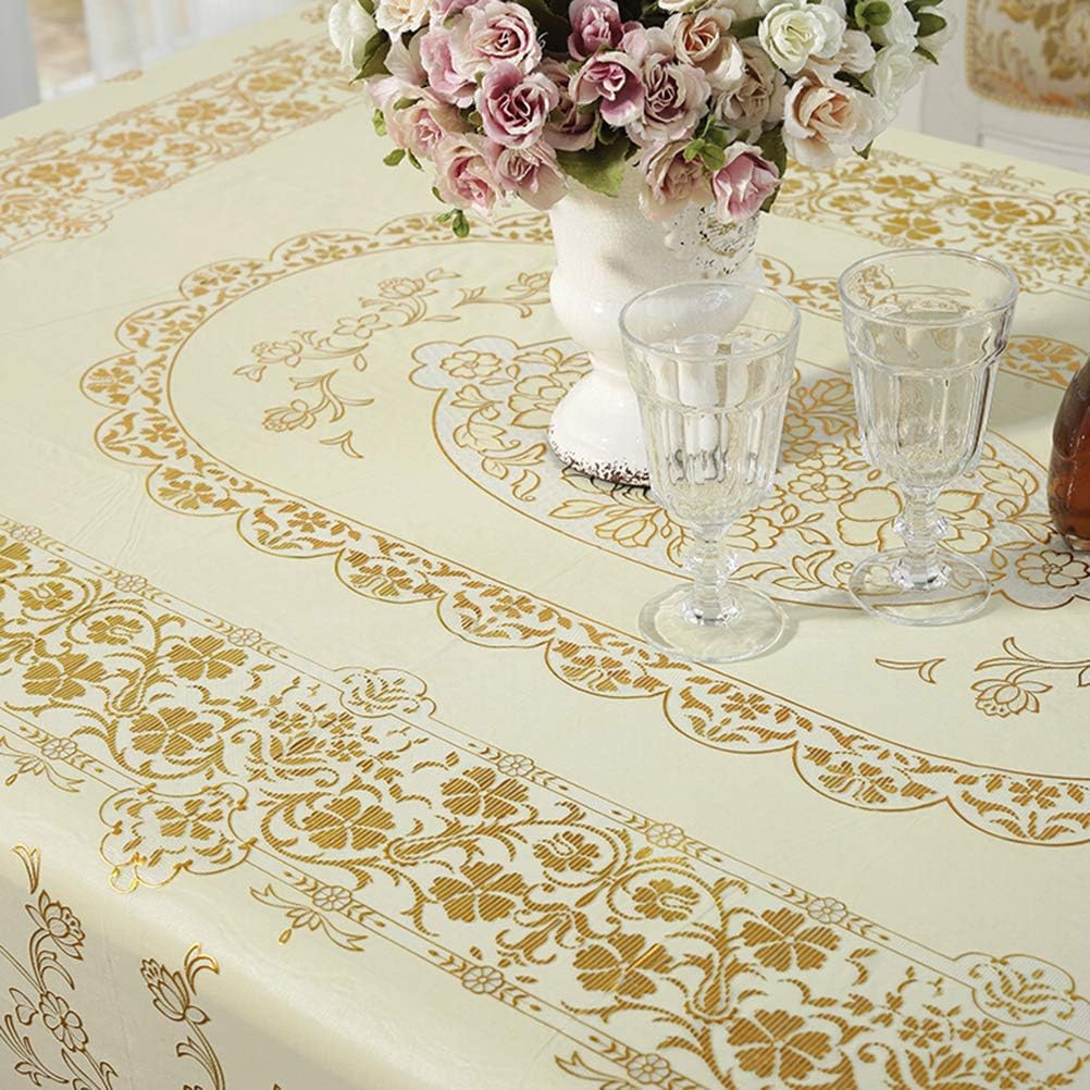 Coffee Table Tablecloth PVC Waterproof Anti-scalding and Oil-Free Disposable Rectangular Plastic Table Mat