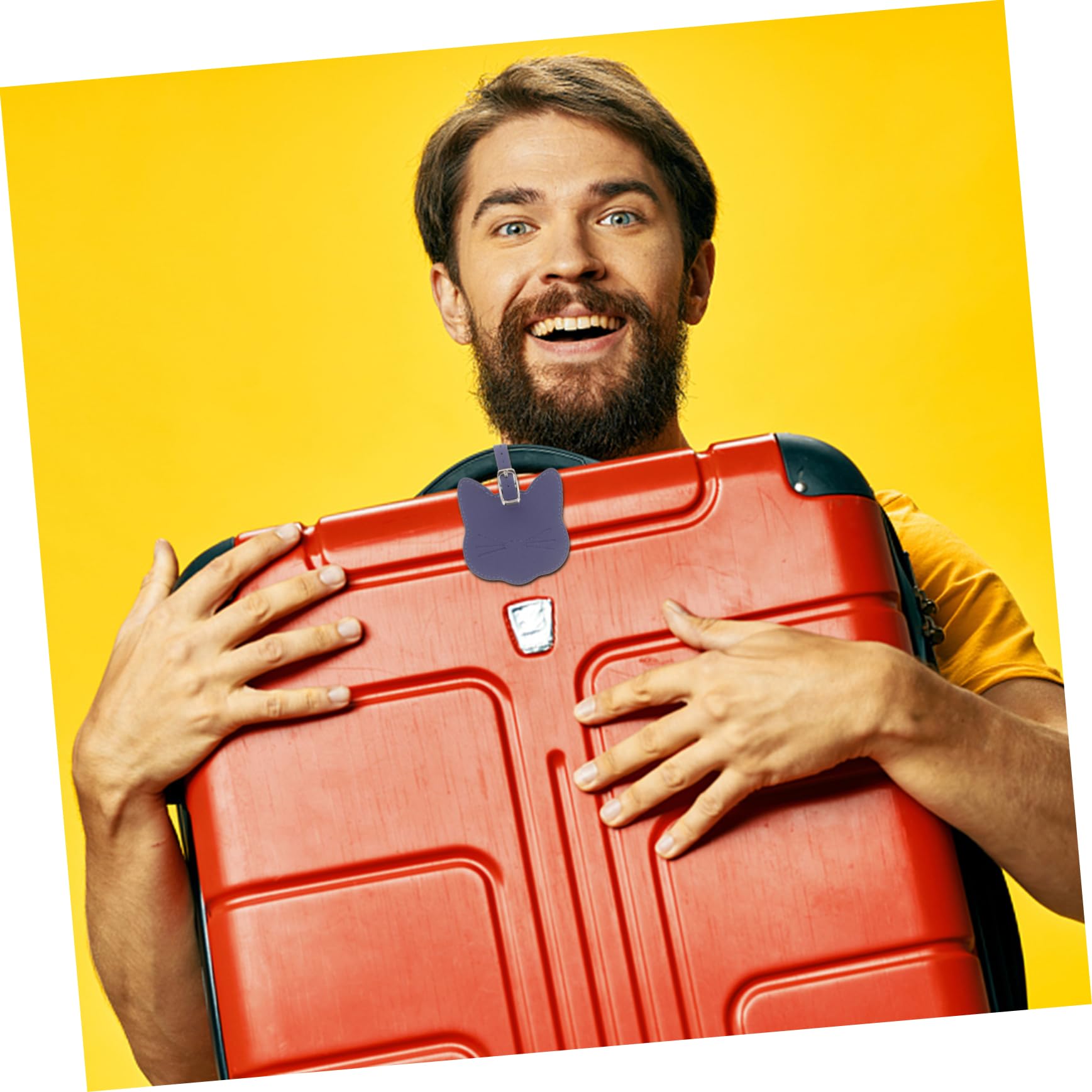 BESPORTBLE 5 Set Etichetta Bagaglio Simpatiche Etichette Per Valigia A Forma Di Etichetta Di Viaggio Copertina Etichette Da Viaggio Per Bagagli Etichetta Valigia 3 Pezzi*5