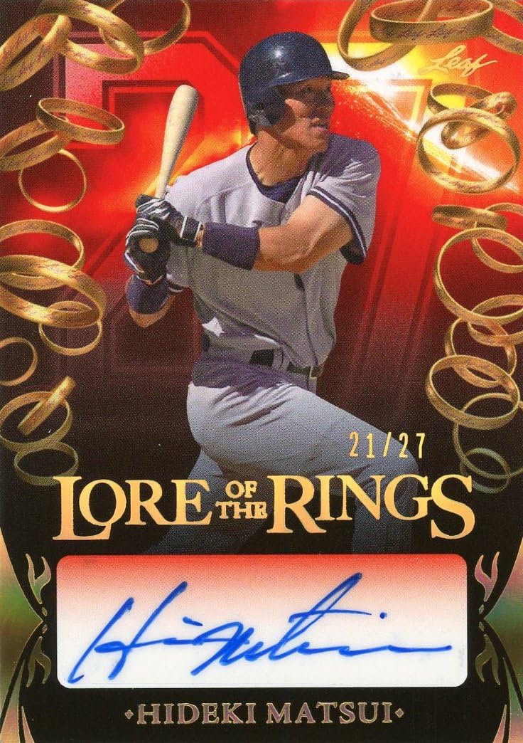 松井秀喜 直筆 サイン 入り 限定 27枚 カード アーロン・ジャッジ 大谷翔平 【21/27】