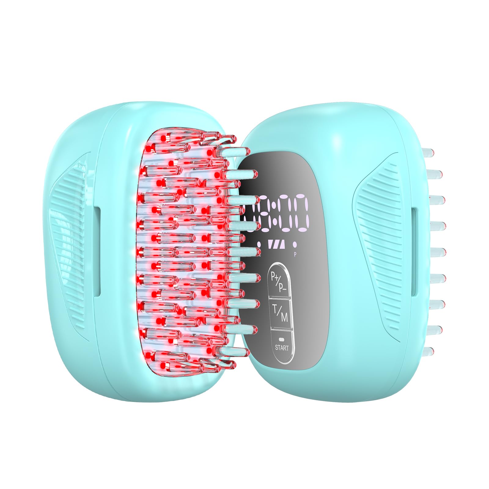 KTS Peine láser de crecimiento del cabello, dispositivo de crecimiento del cabello de terapia de luz láser, terapia de luz roja promover el crecimiento del cabello para hombres y mujeres (azul)