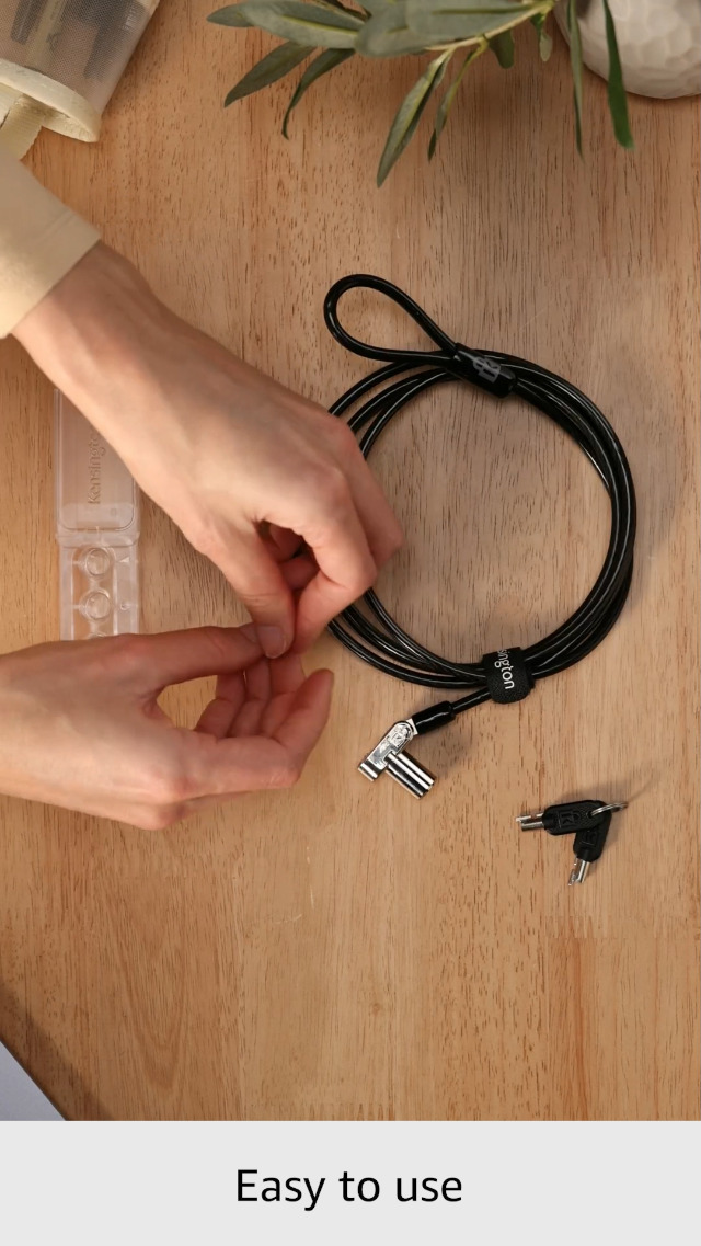 Amazon.com: Kensington Universal 3-in-1 Keyed Laptop Locking Cable