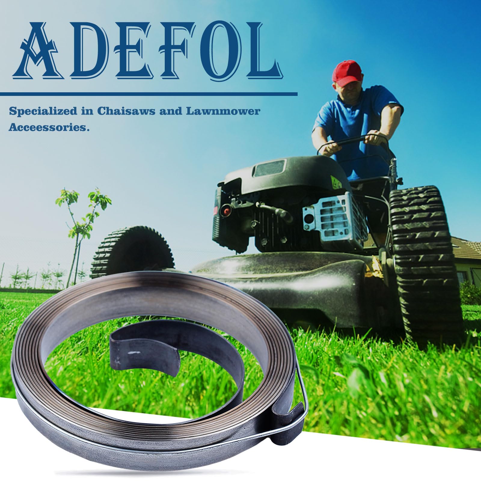 Adefol 28442-ZE2-W01 - Molla di avviamento per Tosaerba Honda GX270 GX240 GX390 GX340 188F 5 KW, 6 Pezzi