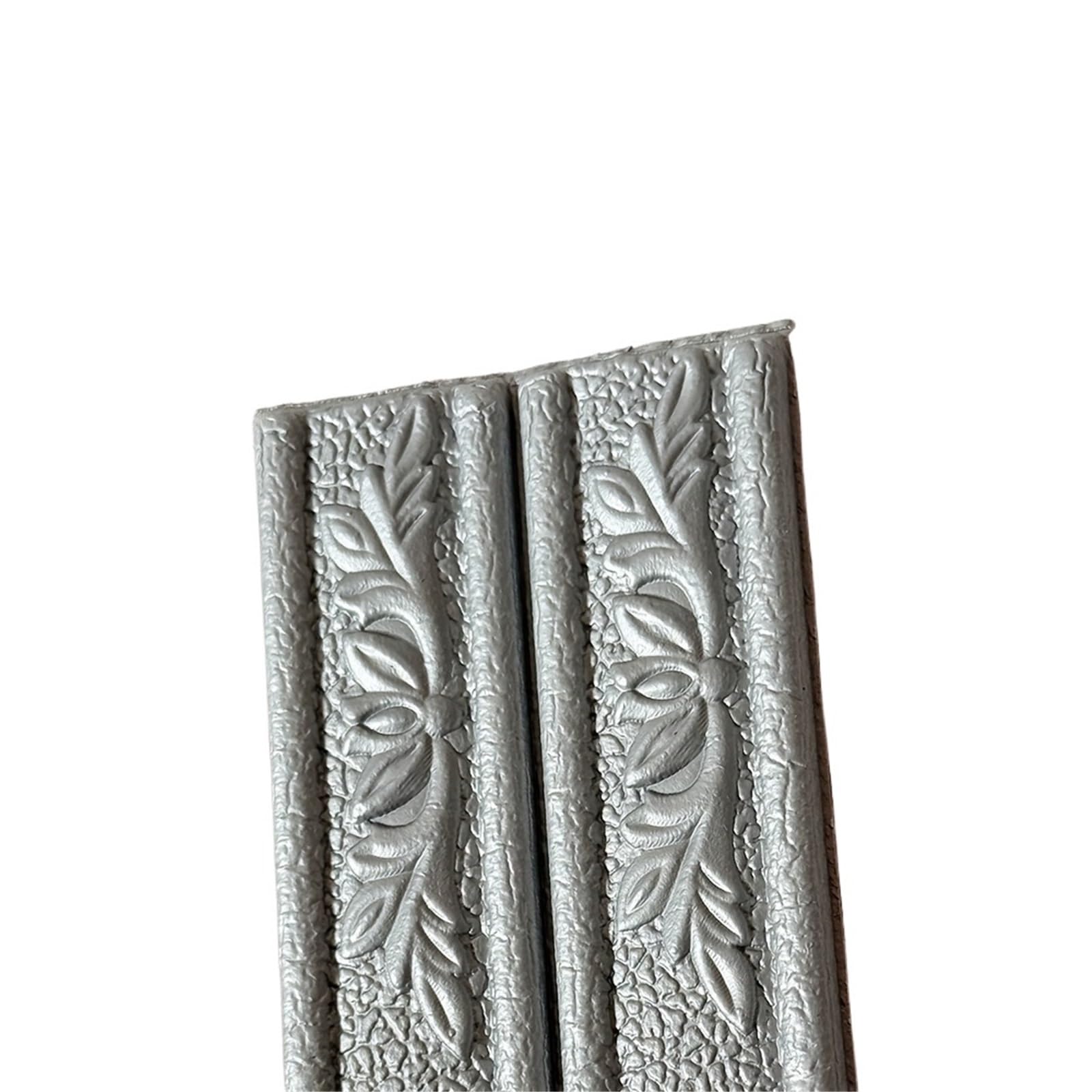 XCTDSVAH Wallpaper Border Self Adhesive Peeled Off Wallpaper Carving Ceiling Decorative Strip Wall Skirting Line Home Decoration Sticker(Grey)