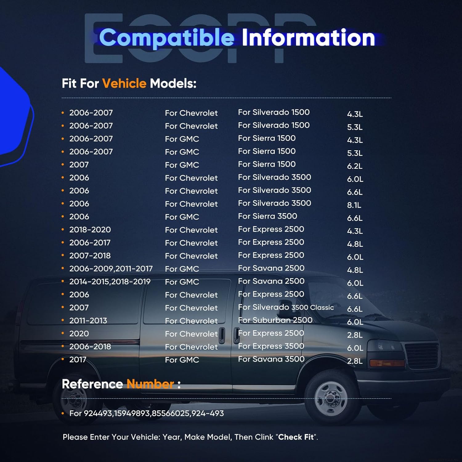 ECCPP 15949893 85566025 924-493 Disc Brake Backing Plates fit for Chevy for Avalanche,Express 2500,Suburban 2500,for GMC for Sierra 2500 HD Classic,for Hummer for H2-2PCS Rear Brake Dust Shield