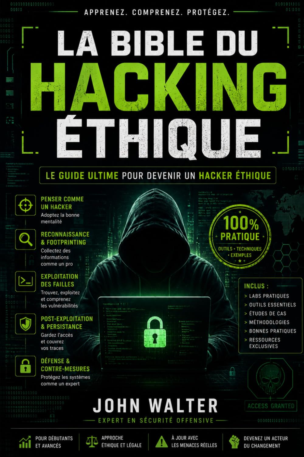 La bible du hacker éthique: Tactiques offensives & Forteresses défensives