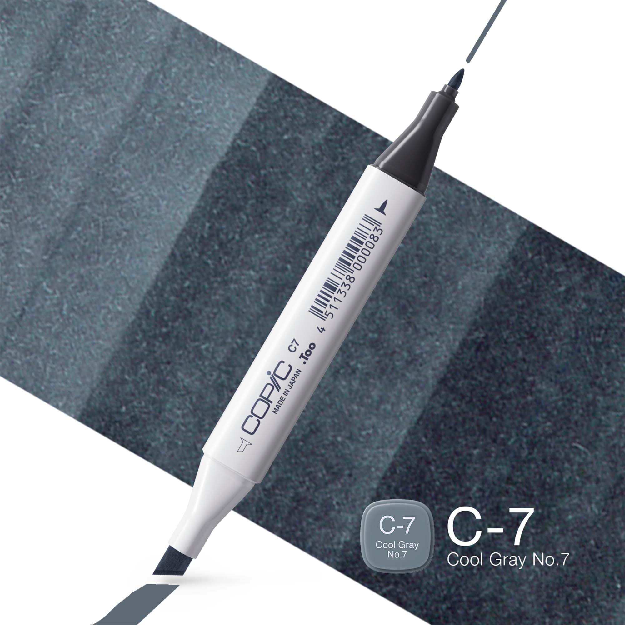 Amazon.co.jp: COPIC コピッククラシック C7 Cool Gray No.7 : 文房具