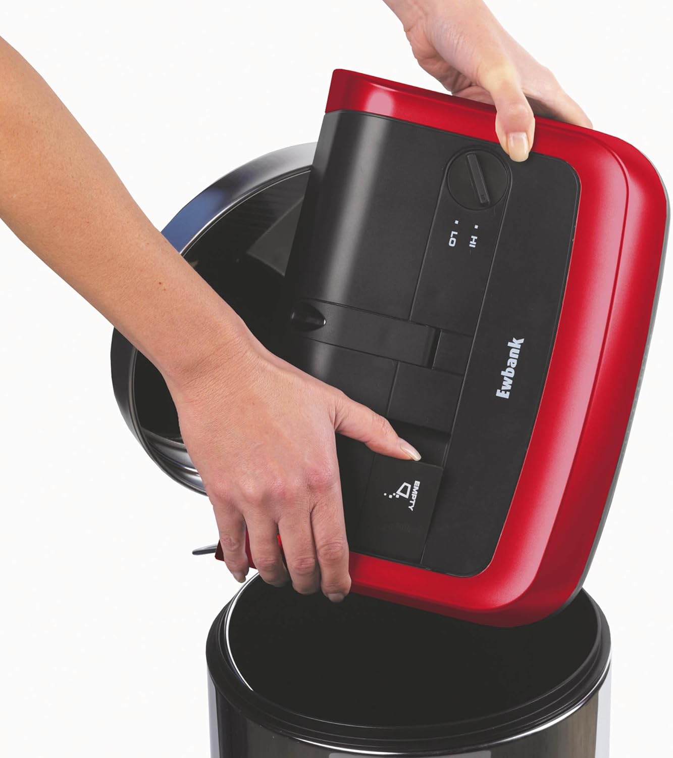 Ewbank Evolution Multi Surface Cordfree Non-Electric Portable Hardwood Floor and Carpet Sweeper with Adjustable Height