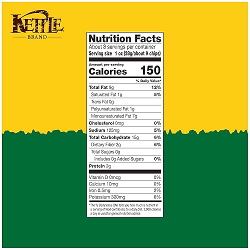 Miniatura 2 de Kettle Brand Papas fritas Krinkle Cut Eneldo Pickle, 7.5 Oz