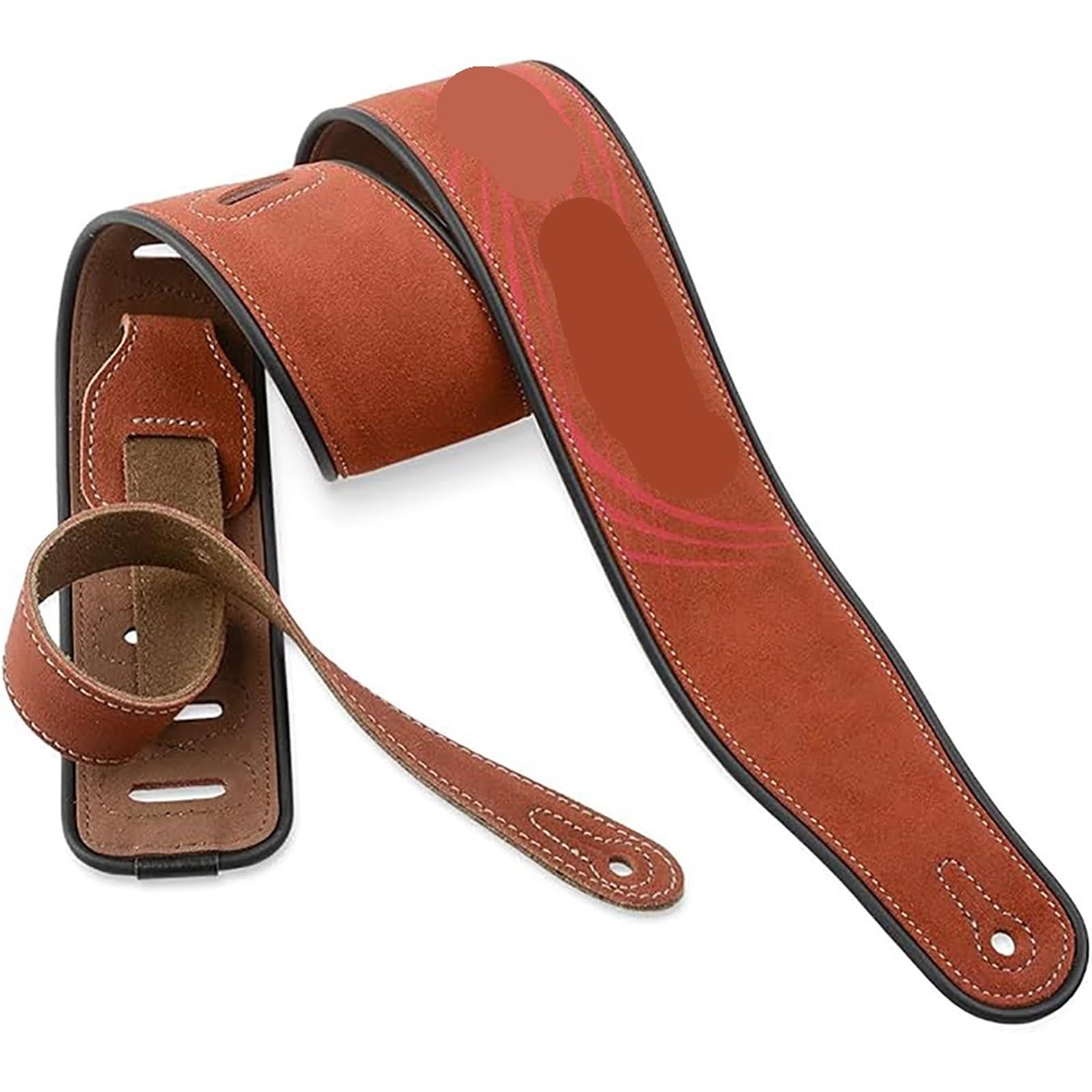 Correa de cuero for guitarra, 2,8 pulgadas ancho, for bajo, eléctrica y acústica Para Guitarras Bajas