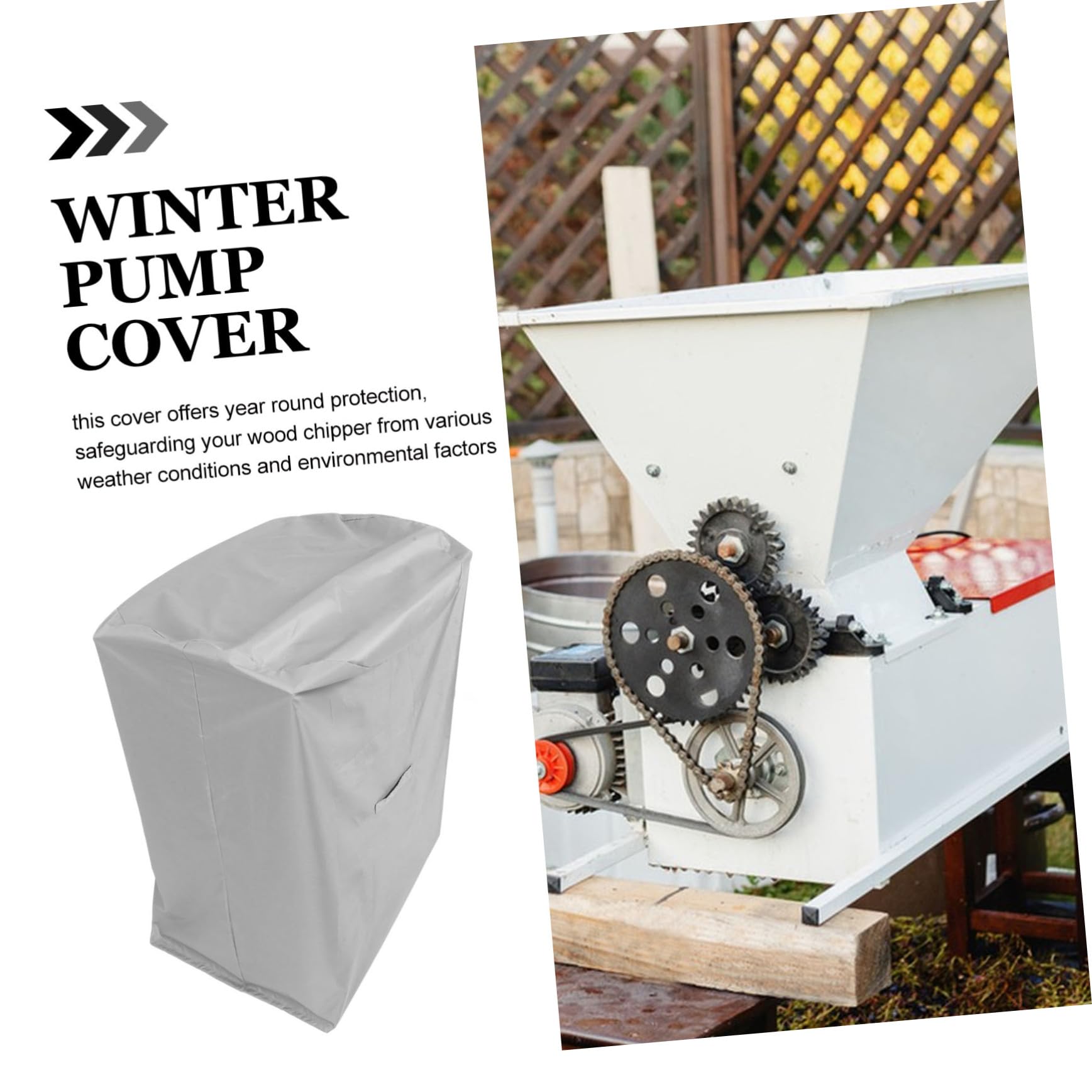 Wasserdichter Oxford Mulcher Schutzhaube 210D Für Gartenhäcksler UV Beständig Outdoor Abdeckung Für Elektrische Laubhäcksler Und Schredder Abdeckhaube