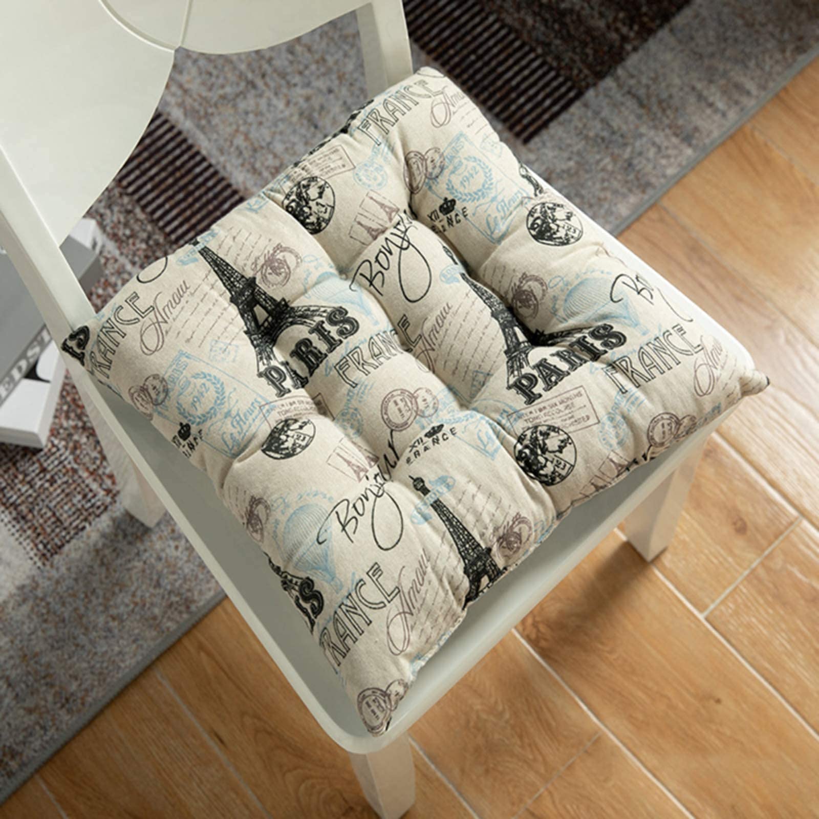 LILENO HOME Juego De 1 Cojín Para Silla Gris Claro (40 X 40 X