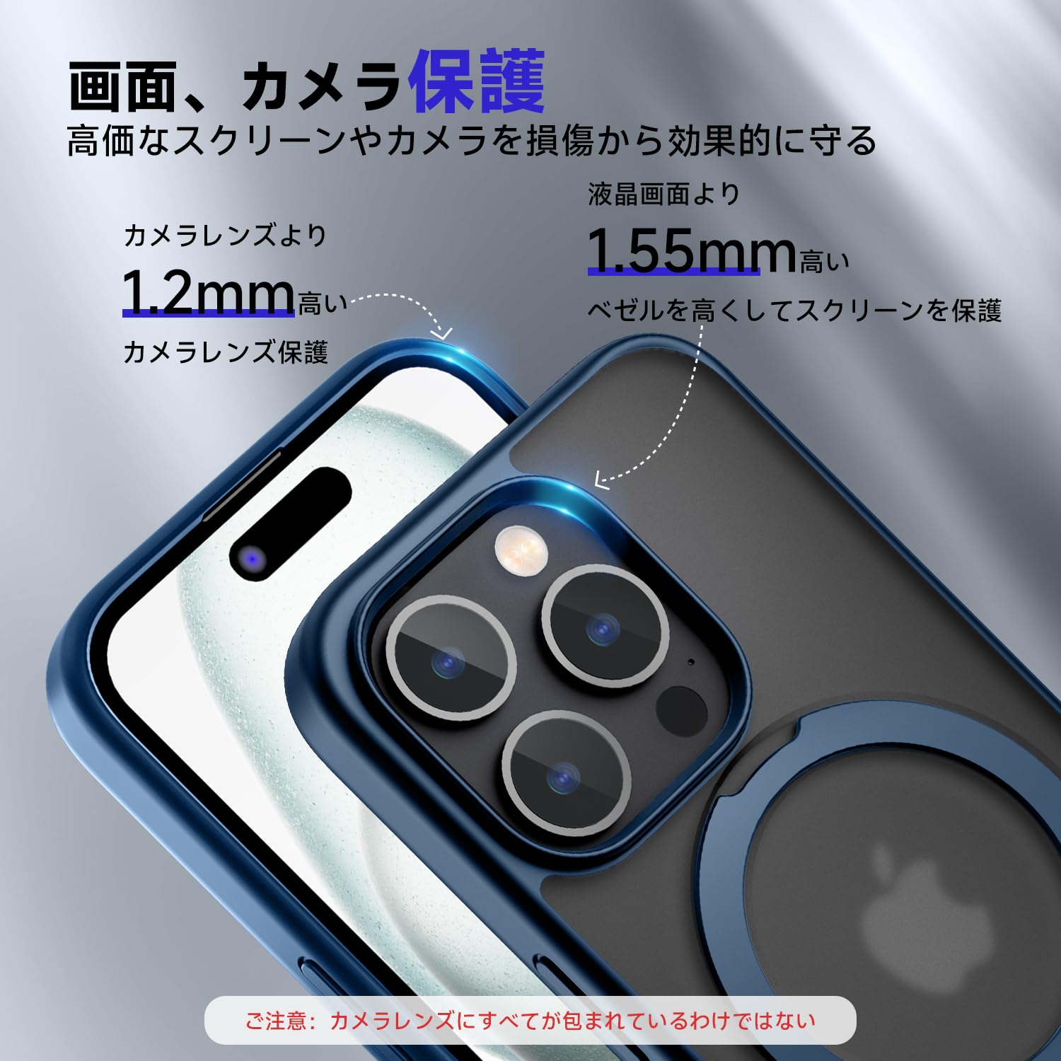 Amazon.co.jp: iPhone 15 Pro 用 ケース MagSafe対応 スタンド内蔵