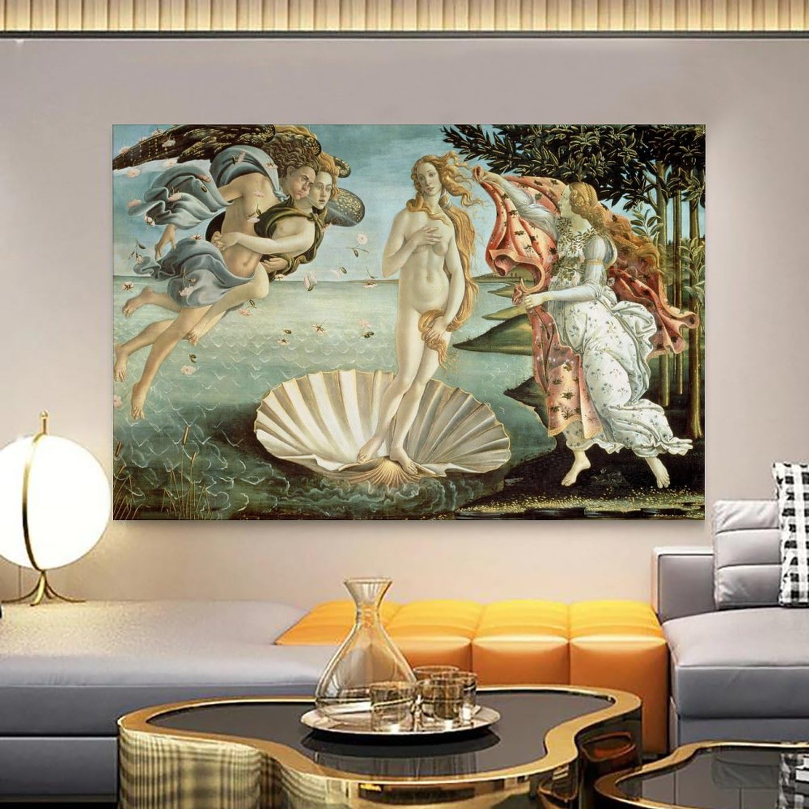 画家サンドロ・ボッティチェッリ作品ヴィーナスの誕生良質
