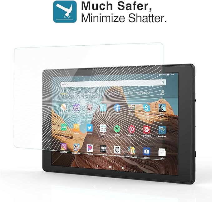 Protector Pantalla TiKeDa para Amazon Fire HD 10 2019 miniatura 7
