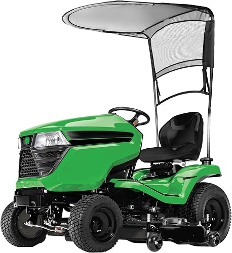 Riding Lawn Mower Sun Canopy Compatible with John Deere 100/D100/E100/L100/LA100/S100/S200 Series, Replacement for LP68122 LP51702 Lawn Tractor Sunshade